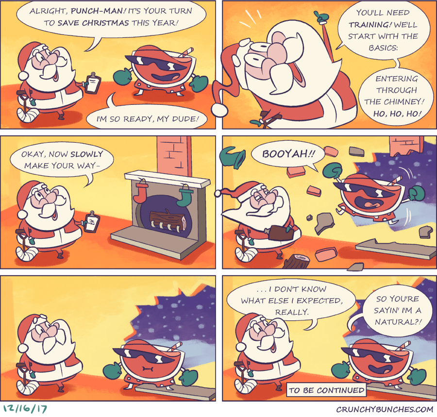 Punch-Man Saves Christmas
